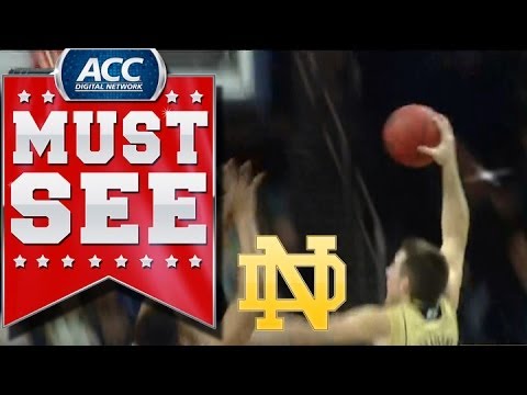 Notre Dame's Pat Connaughton Drives Down The Lane For A Monster Dunk | ACC Must See Moment