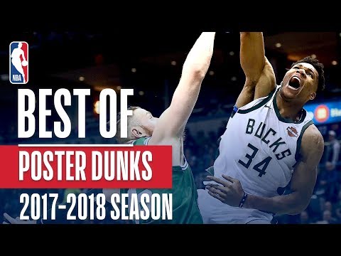 Best 43 Poster Dunks of the 2018 NBA Season! Giannis Antetokounmpo, LeBron James, Joel Embiid