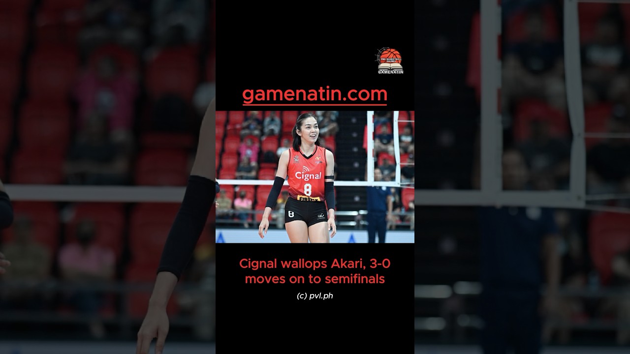 PVL on Tour: Cignal eliminates Akari in straight sets