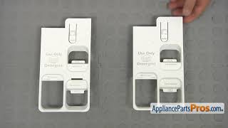 How to: Whirlpool/KitchenAid/Maytag Dispenser Drawer Cover WPW10365887