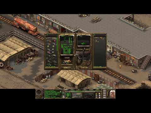 Fallout Tactics : Mission 6 (Quincy), tough guy, insane, solo, with drugs