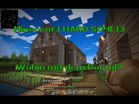 Minecraft HARD S04E13 Wohin mit dem Portal?