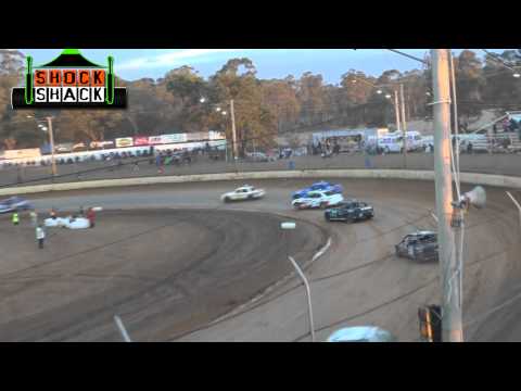Modified Sedans - Heat 5 - Australian Title - Carrick Speedway - 03.04.15