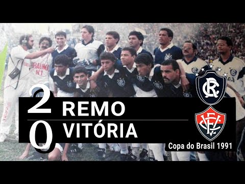FEITO HISTÓRICO DO REMO| Remo 2 x 0 Vitória| Quartas de Final Copa do Brasil 1991| MELHORES MOMENTOS