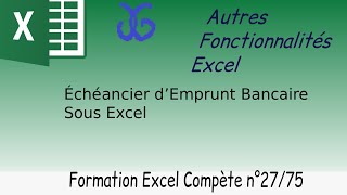 Échéancier d'emprunt bancaire