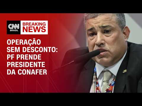 PF prende presidente de associação envolvido no roubo bilionário do INSS | LIVE CNN