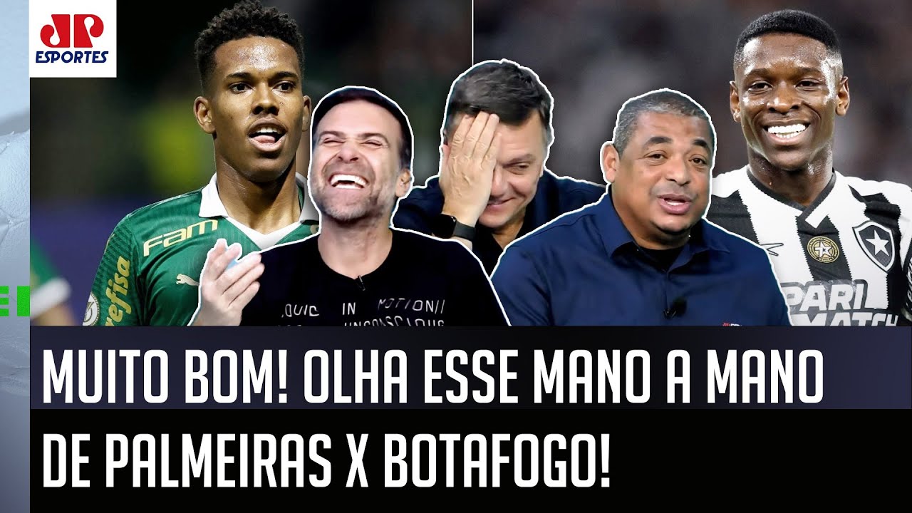 "QUÊ??? Só se EU FOSSE MALUCO!" OLHA esse MANO A MANO de Palmeiras x Botafogo!