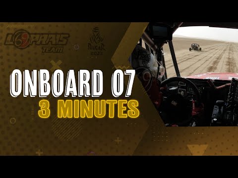 3 minutes LOPRAIS onboard | DAKAR 2023 - STAGE 7