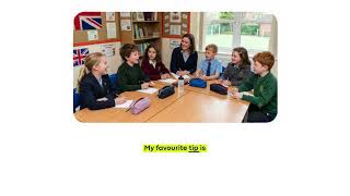 Unit 2 This is my day, lesson 2, Audio 21 a woman asking six students about getting up in the mornin