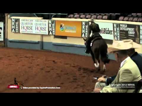 Josiane Gauthier and Don Quintanas Hummer - 2012 NRHA Derby Non Pro First Go