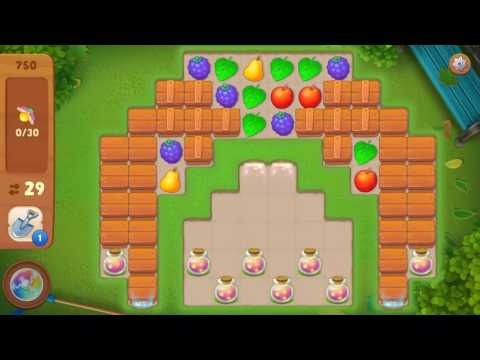 Gardenscapes level 750