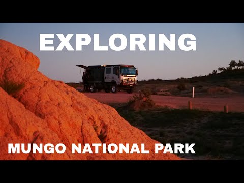 Exploring Mungo National Park, NSW + 4x4 truck + full time travel Australia + camping Vlog NBT EP.60