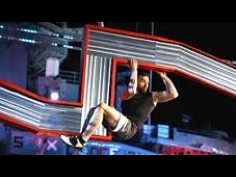 Ninja Warrior Veteran Ryan Stratis makes a harrowing run to advance to the finals.