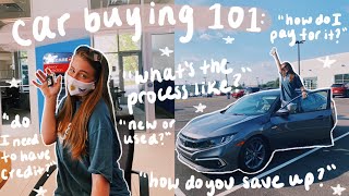HOW TO BUY A CAR: the process, getting a loan, choosing the right fit & more