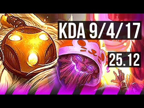 BARD & Senna vs MAOKAI & Sivir (SUP) | 9/4/17, 22k DMG | KR Master | 25.12