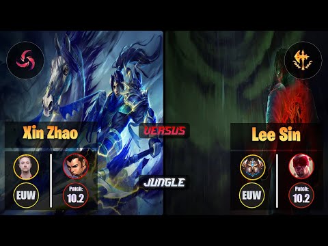 Rekkles XIN ZHAO (Jungle) [Hail of Blades] VS LEE SIN - Challenger EUW Patch 10.2