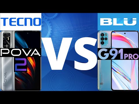 TECNO POVA 2 VS BLU G91 PRO