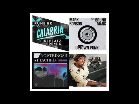No Strings Attached vs. Calabria x Uptown Funk x American Boy (MuRA Mix)