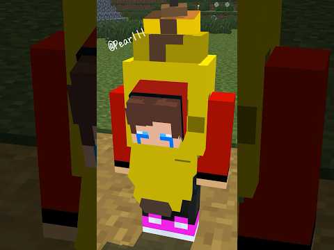 Banana Cat(JJ) Came Home ［minecfaft animation maizen Mikey and JJ］#shorts