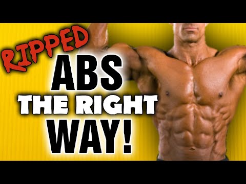 Get Shredded Abs - The Right Way!!!