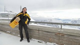 This postman delivers mail to Germany's highest mountain