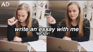 how to write first class essays || write an essay with me
