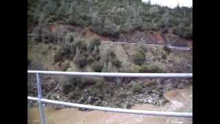 preview picture of video 'American River Near Auburn After Rain Storm'