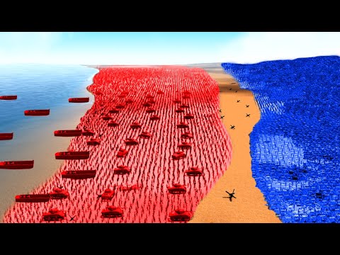 Leading A WW2 D-Day Siege vs UNSTOPPABLE Jedi Army!