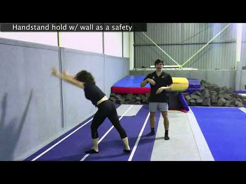 Adults Gymnastics - Balancing in handstand away from the wall thumbnail