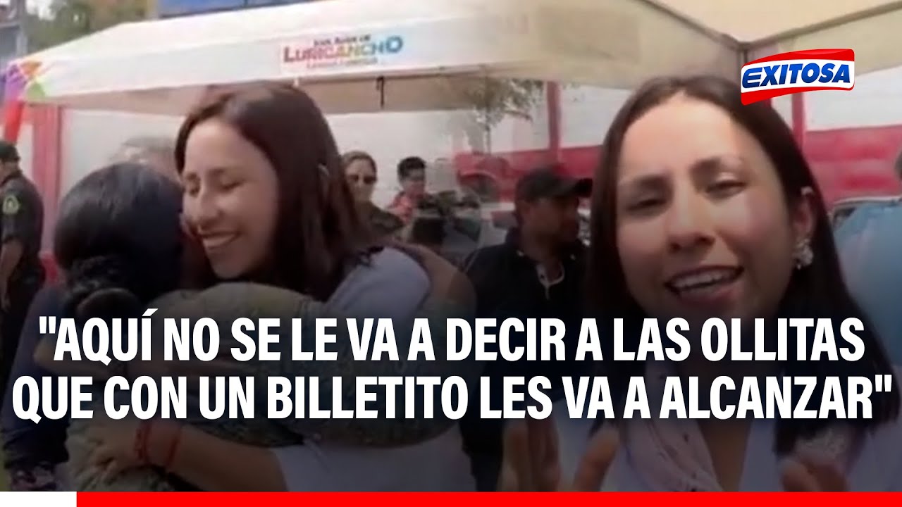 🔴🔵 Ministra Lesly Shica afirma que ollas comunes no se sostendrán ‘con un billetito’