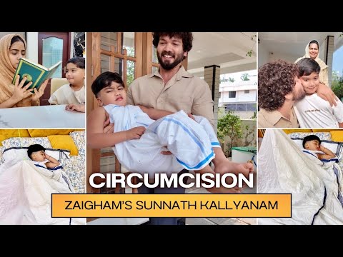 Zaigham&rsquo;s Sunnath Kalyanam 🥳 | Circumcision🩸| Zaigham | Basheer Bashi | Suhana | Sunaina | Ebran