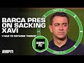 Barca President had to RETHINK sacking Xavi 👀 'He's not part of the SOLUTION' - Ale Moreno | ESPN FC