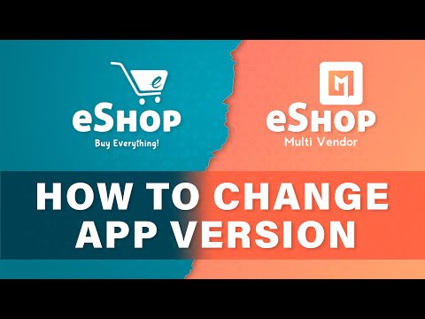 How to Change the App Version for Android/iOS in Flutter (eShop)