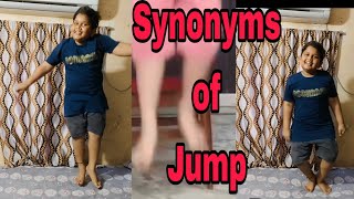 Synonyms of jump