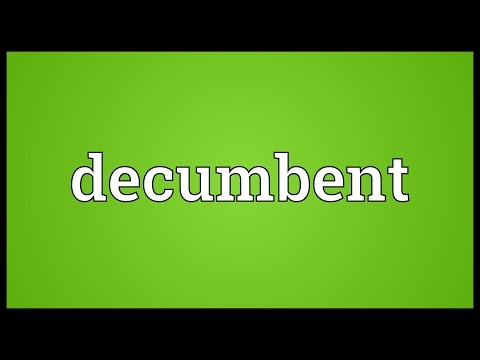 Decumbent Meaning