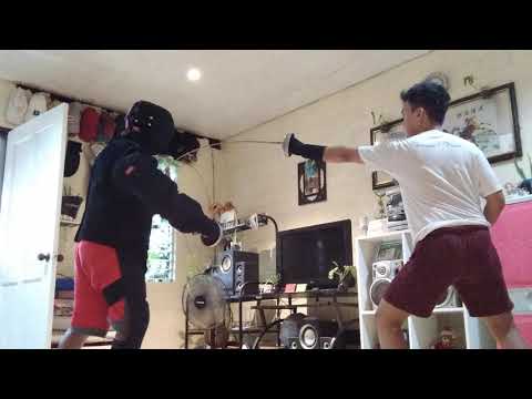 Epee Lesson for Left handed opponent..