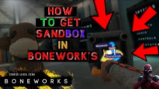 How To Unlock SandBox In BoneWorks VR