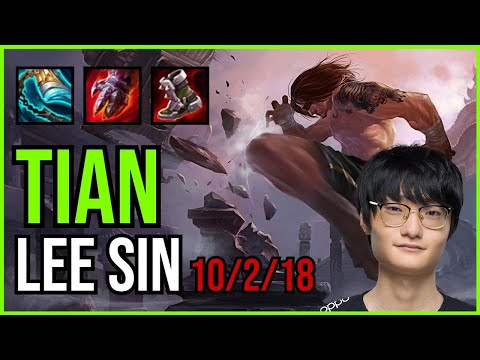 TIAN - LEE SIN vs KAYN Jungle - KR Grandmaster - Patch 11.6
