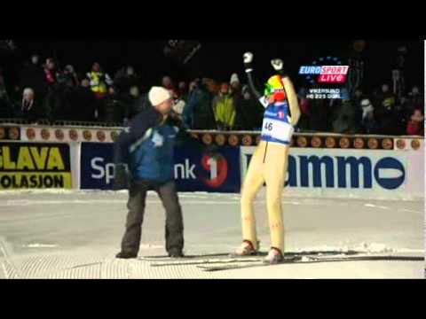 Johan Remen Evensen Vikersund 2011 246.5 m nov svetovni rekord