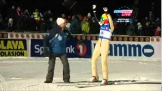 Johan Remen Evensen Vikersund 2011 246.5 m nov svetovni rekord