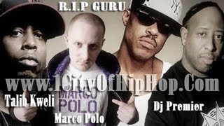 NEW (Talib Kweli & Dj Premier) "G.U.R.U" by Marco Polo (April 19,2013)