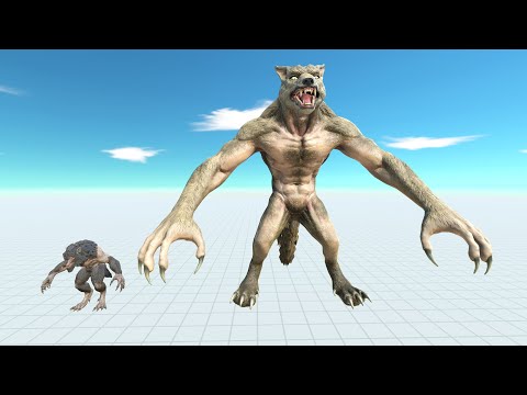 Evolution of Werewolf in Animal Revolt Battle Simulator ARBS