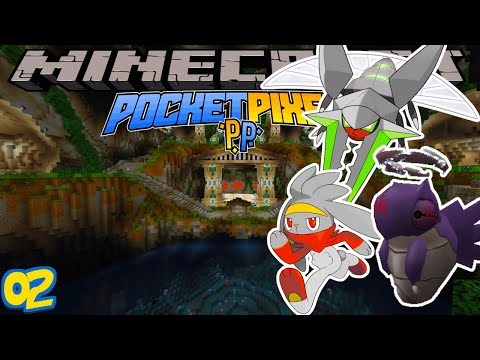 Pixelmon POCKETPIXELS Yellow Survival - Episode 2 (Pokemon In Minecraft)