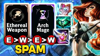 1 sec cooldown E spam Healer Burn Miss Fortune build | ARAM Mayhem Gameplay