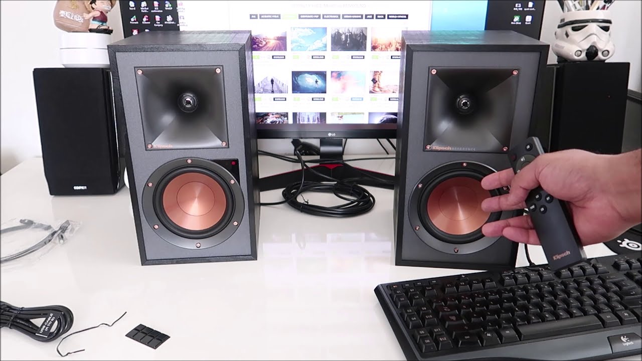 video Loa bookshelf Klipsch R-51PM chính hãng 0