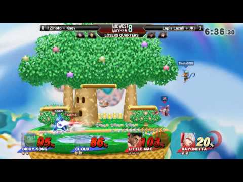 Midwest Mayhem 8 Doubles  LOSERS QUARTERS - Zinoto + Ksev vs Lapis Lazuli + JK
