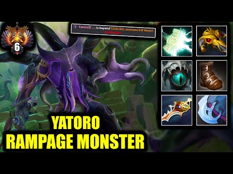 🔥 RAMPAGE MONSTER - FACELESS VOID - YATORO - DOTA 2 PRO GAME HIGHLIGHTS