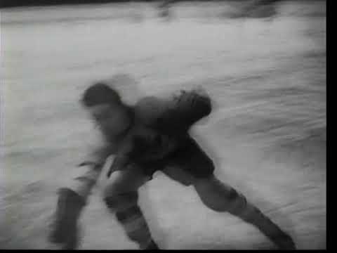 Detroit Red Wings vs. Toronto Maple Leafs Stanley Cup Footage on April 12, 1942.