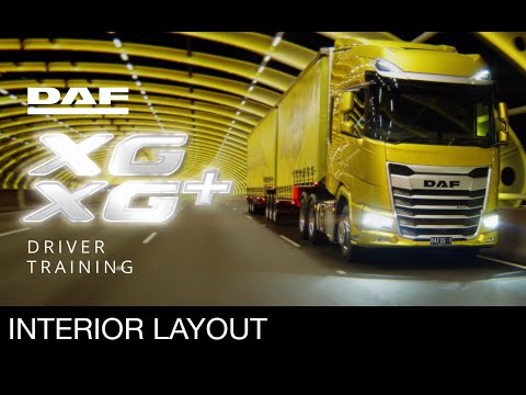 DAF XG Driver Training - Interior layout