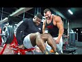 LEG DAY WITH ANDREW JACKED | PEC TEAR ROAD TO RECOVERY